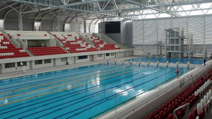 Photo d'une piscine olympique